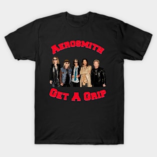 Aerosmith Get A grip Tshirt Red T-Shirt